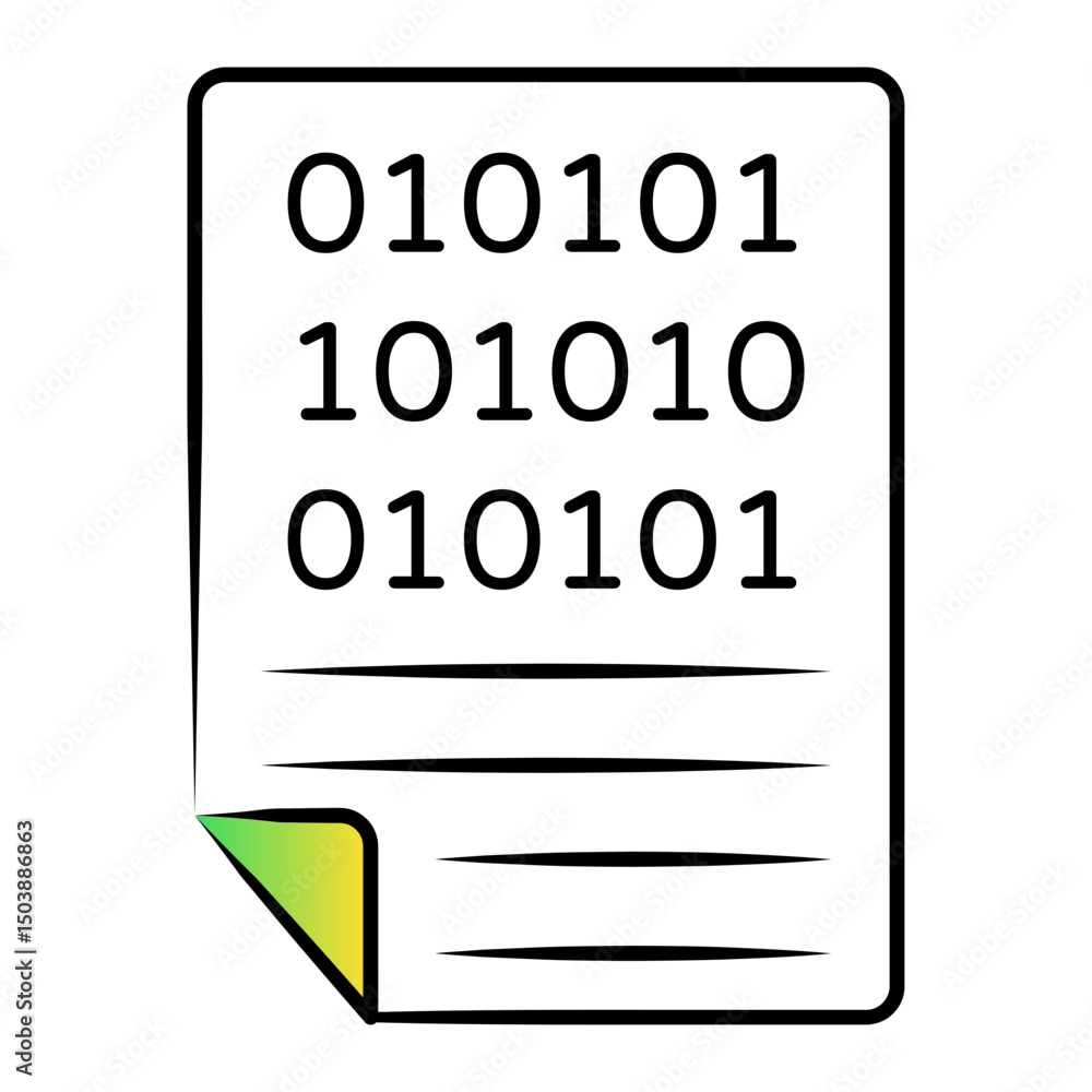 File And Folder Colored Gradient Outline Icons File And Folder Colored Gradient Outline Icons