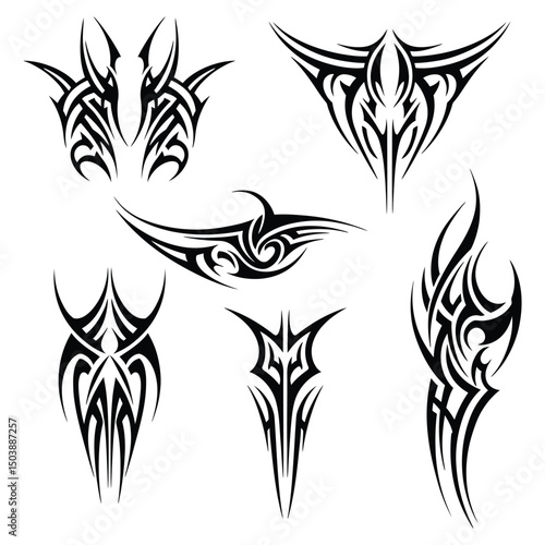 Tribal Tattoo Illustration in Vector Art Format