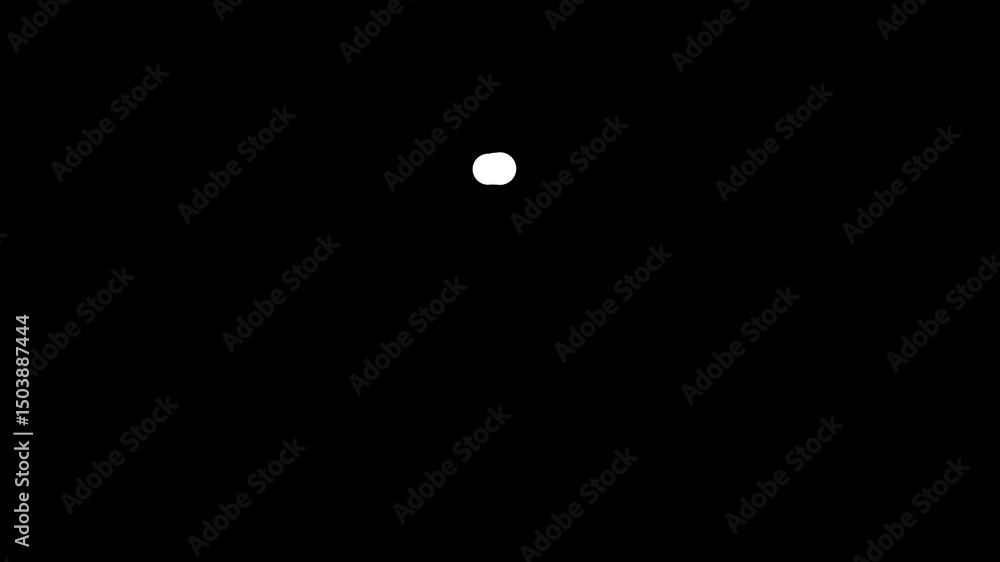 Circle loading animation on a black background Circle loading animation on a black background