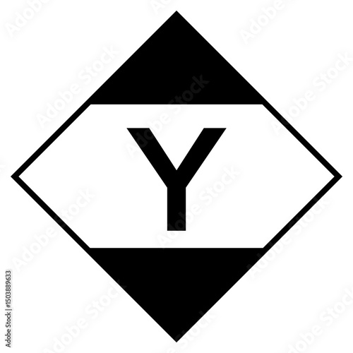 Limited Quantity Y  Symbol Sign , Vector Illustration, Isolate On White Background Label.EPS10