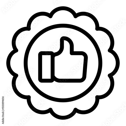 Recommended icon. Vector line icon	