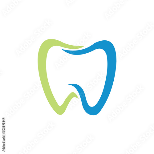 Tooth dental logo vector