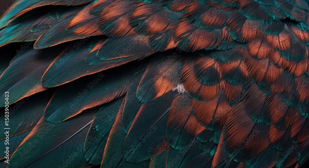 Fototapeta premium Textured blue and yellow macaw feathers form a vibrant nature pattern for a unique art backdrop