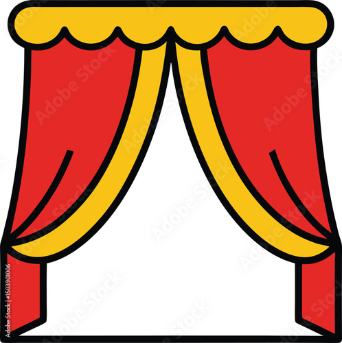 vector illustration of a Theatre
