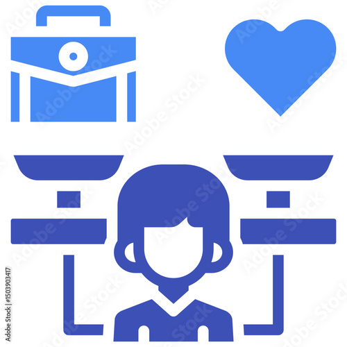 Work-Life Balance Icon