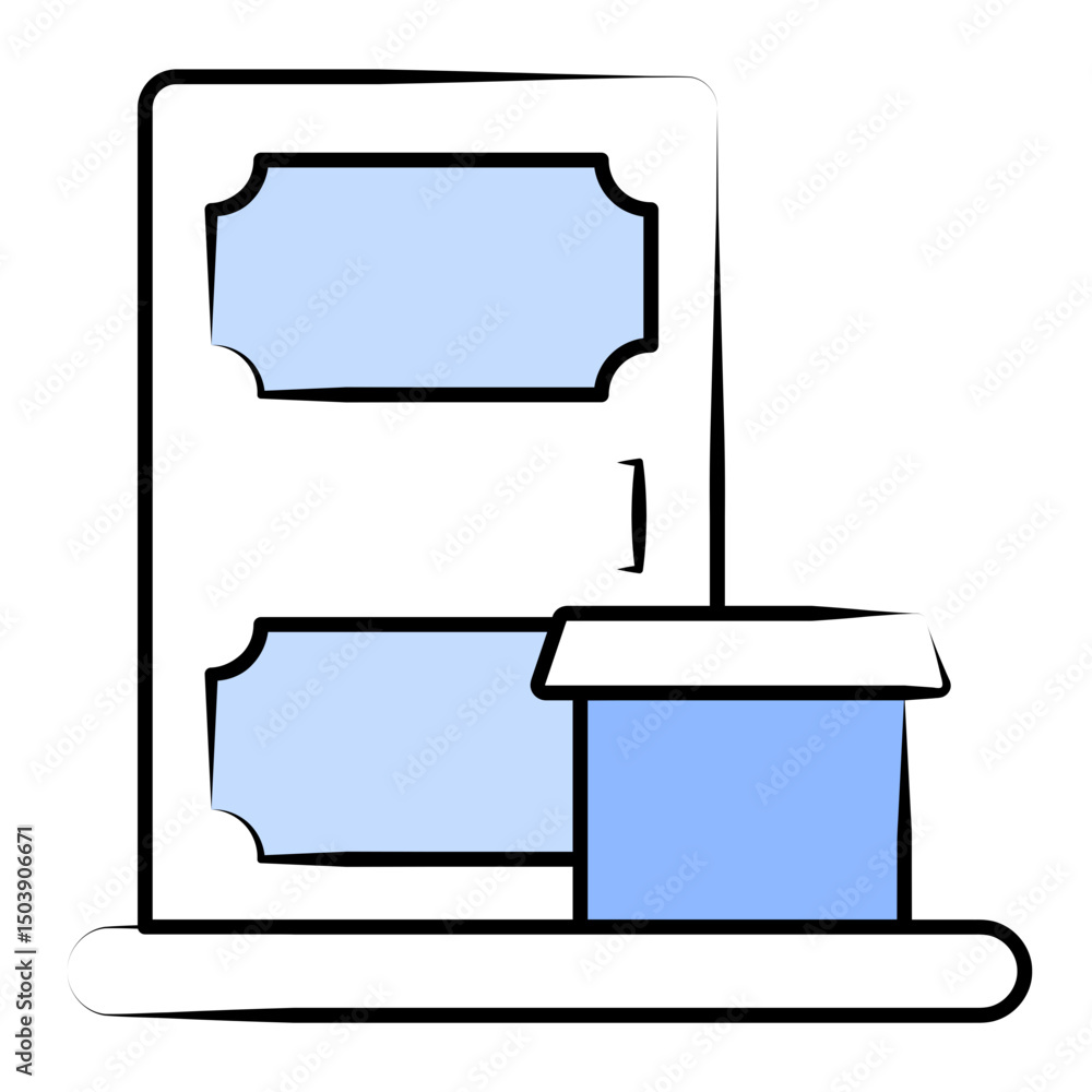 Logistics And Delivery Colored Outline Icons Logistics And Delivery Colored Outline Icons