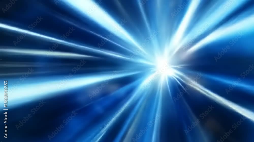 Blue Light Speed Burst Effect. Blue Light Speed Burst Effect.