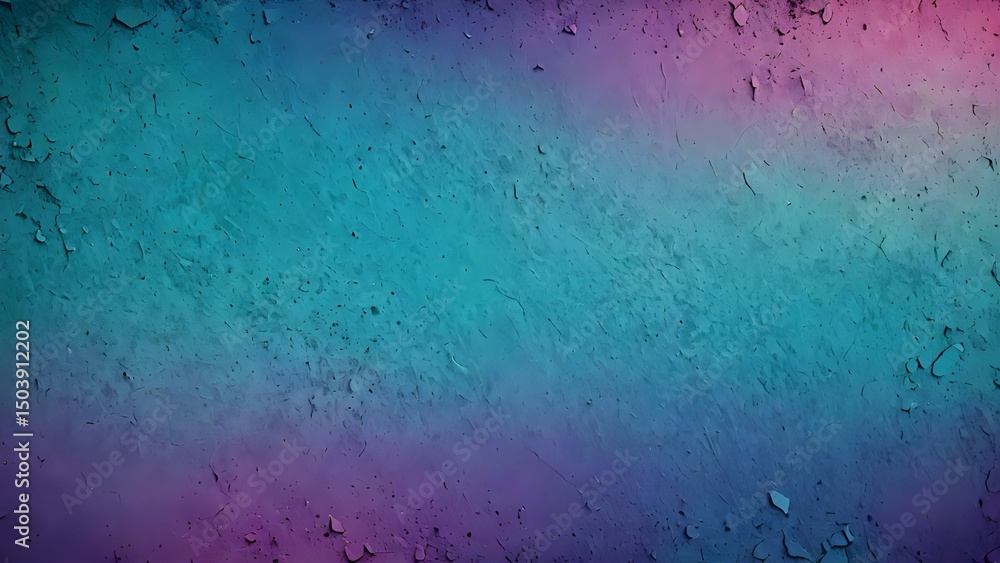 Vibrant textured Gradient background blending turquoise, violet, and pink hues with a grunge concrete surface effect. Perfect for eye-catching visual projects Vibrant textured Gradient background blending turquoise, violet, and pink hues with a grunge concrete surface effect. Perfect for eye-catching visual projects