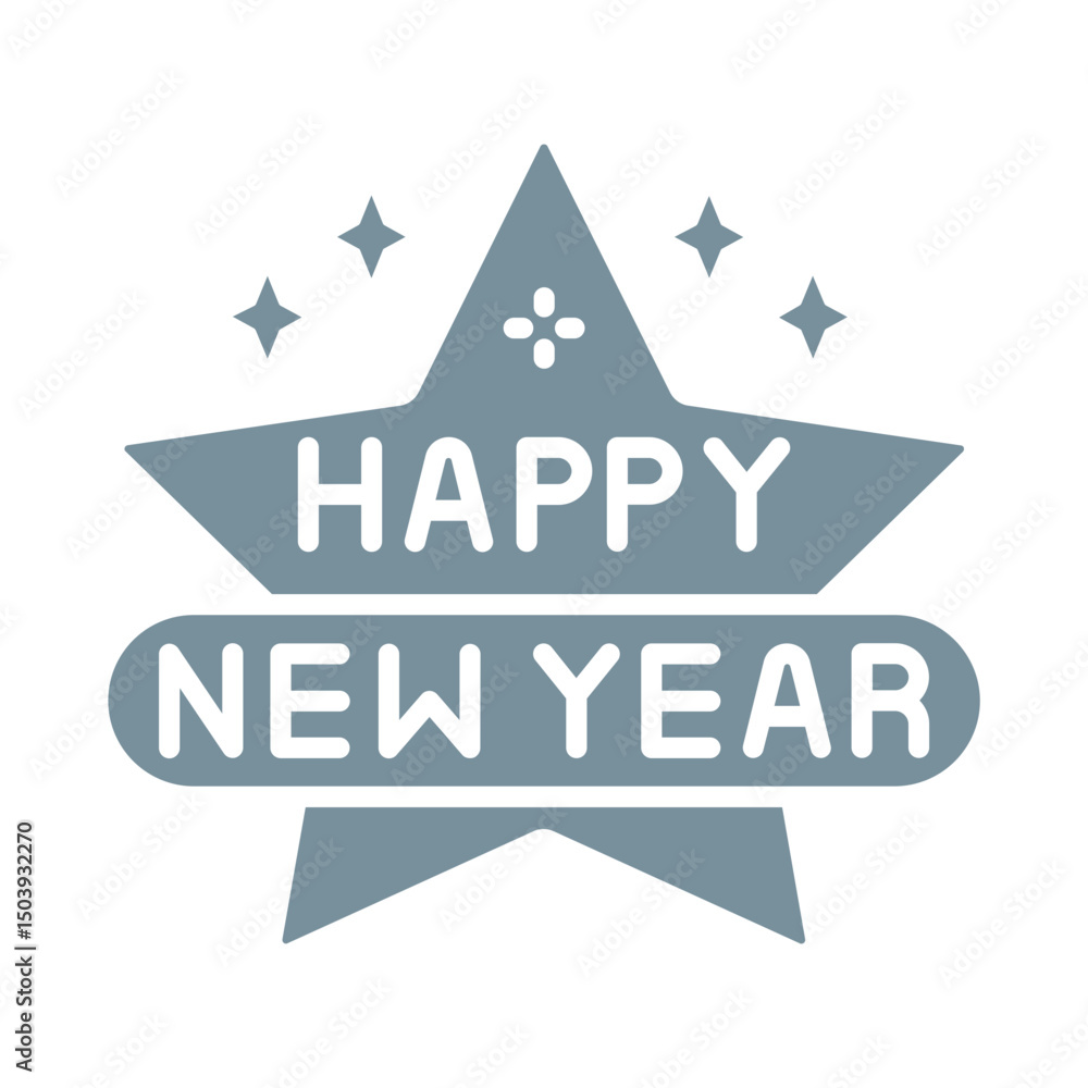Happy New Year Icon Happy New Year Icon