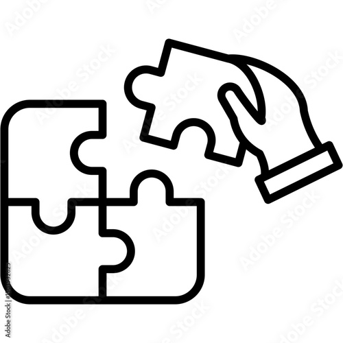 Coherence line icon