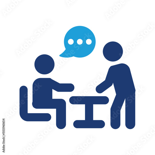 Discussing icon