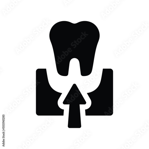 Tooth extraction icon