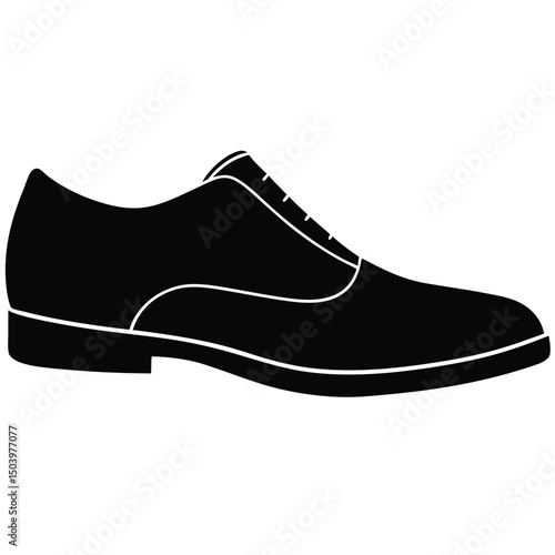 Single Black Leather Oxford Shoe Detailed Menswear Style and Fashion Icon