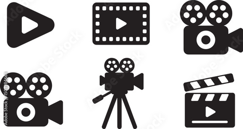 Cinema Icons Set