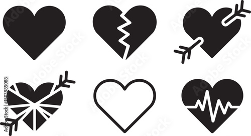 Heart and Love Symbol Icons