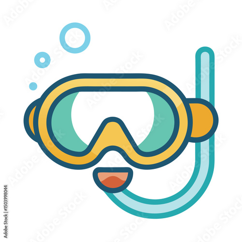 diving mask and snorkel