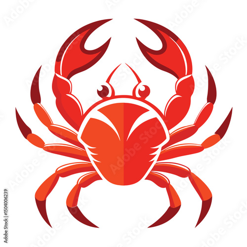 crab-color isolated-crab-on-white-background