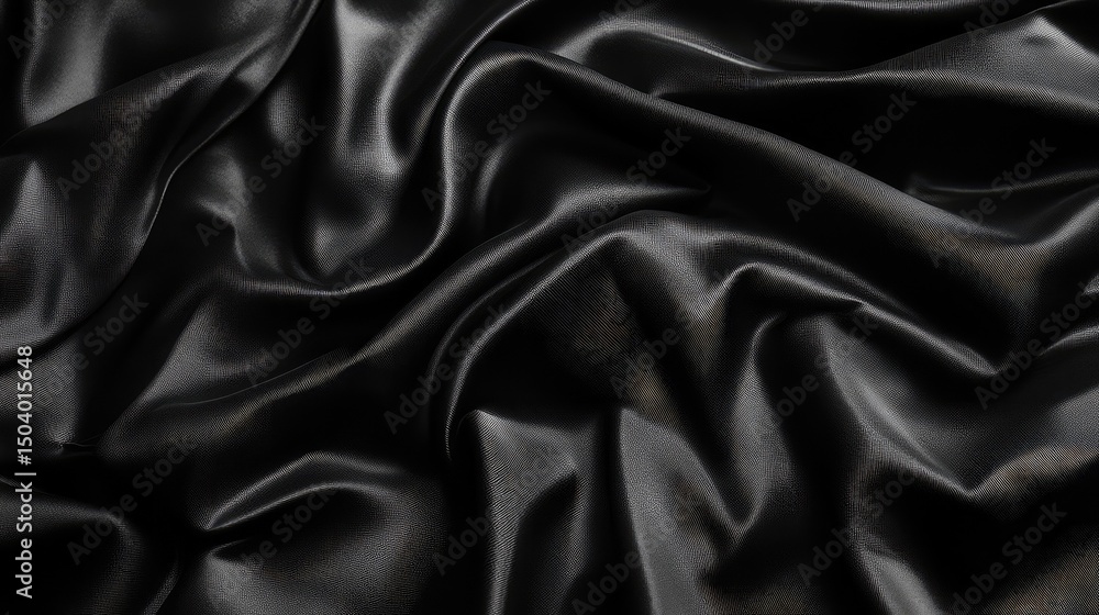 Fototapeta premium Fine cotton fabric surface with soft wrinkles and subtle weave pattern
