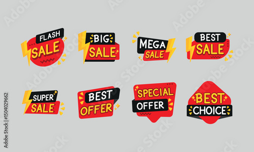 Flash Sale Sticker Set