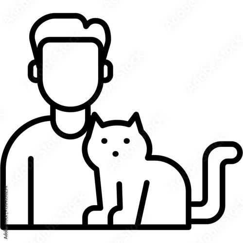 Play With Pet line icon