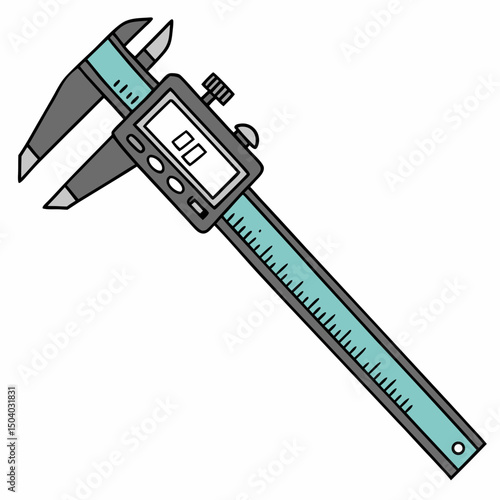 vector illustration of a scale