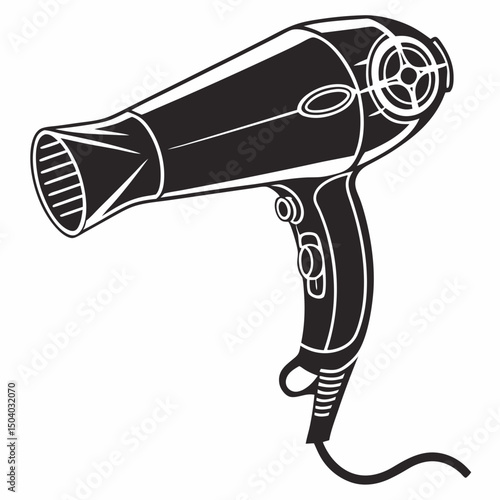 hair dryer isolated