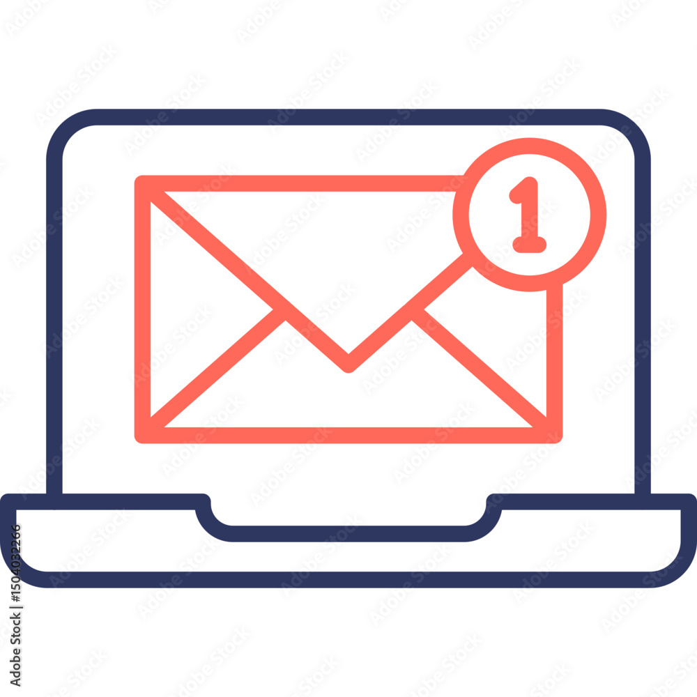 Communication line color icon Communication line color icon