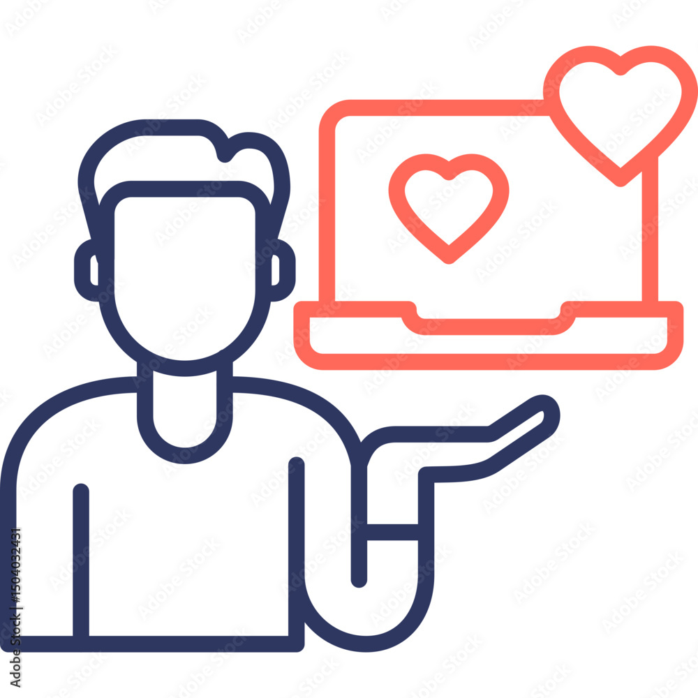 Quality Of Life line color icon Quality Of Life line color icon