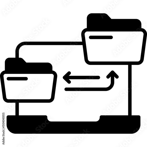 Transfer Data mixed icon