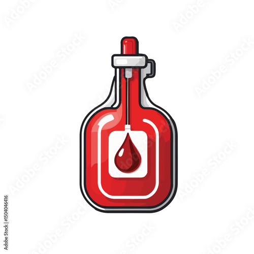 Blood Bag Icon 