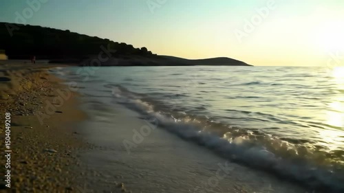 Wallpaper Mural Serene Sunrise on a Sandy Beach Coastal Landscape Photography Torontodigital.ca