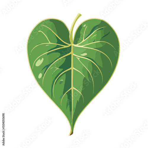 Flat Paan Leaf Symbol