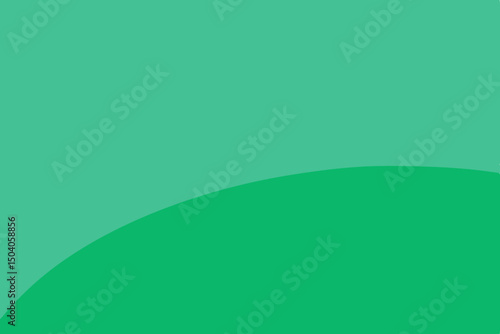 Abstract teal and green graphic with transparent design elements