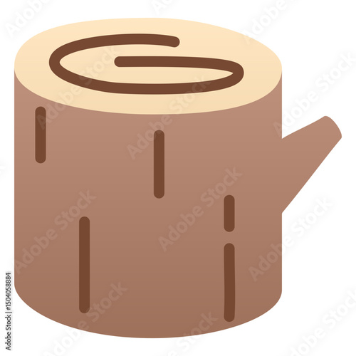 Wood icon vector illustration