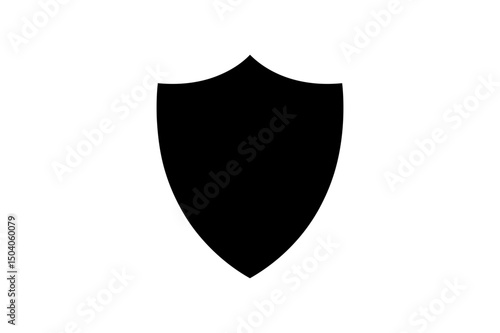 Free Download Simple black heraldic shield illustration - GFXLoad