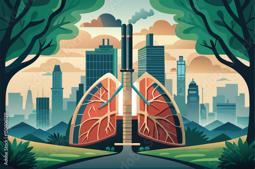 City Lungs. A Breathtaking View of Urban Air Pollution
