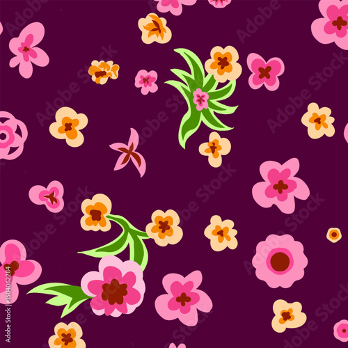 Abstract Flower background suitable for home decore and wallpaper purpose
