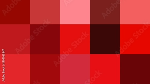 Wallpaper Mural Animated footage of Color palette featuring various shades of red perfect for graphic design projects, creating artwork, choosing color schemes for branding Torontodigital.ca