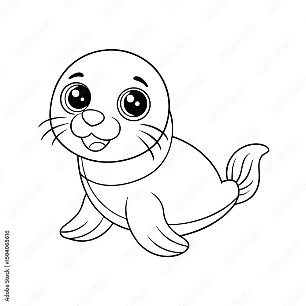 Obraz premium Coloring page. Vector illustration.