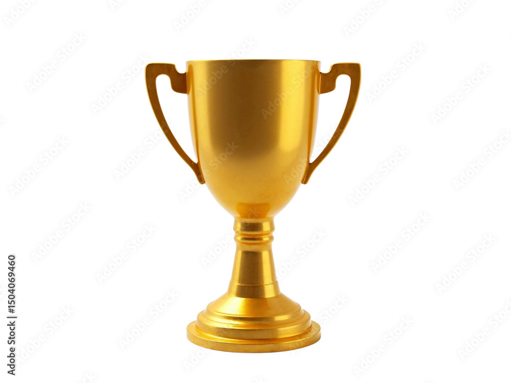 gold cup isolated on white gold cup isolated on white