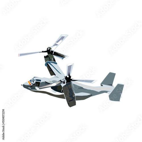 Tilt rotor aircraft design template