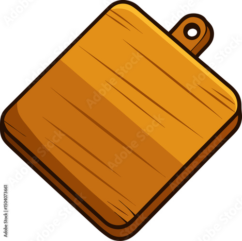 blank wooden sign isolated