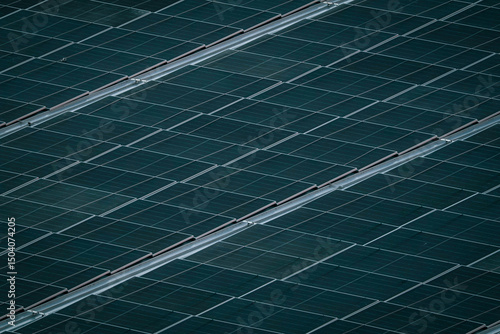 solar panels on the roof