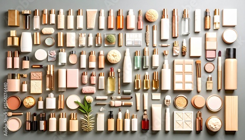 沢山の化粧品