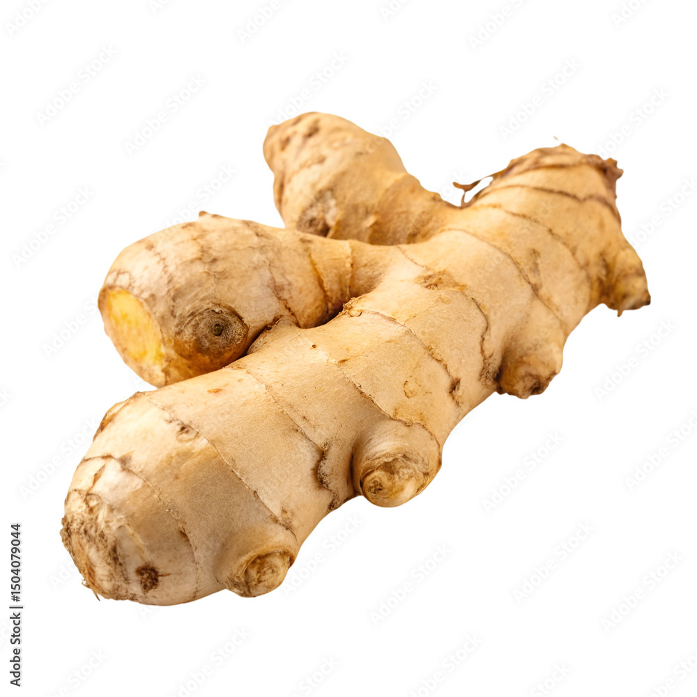Ginger root isolated on transparent background Ginger root isolated on transparent background