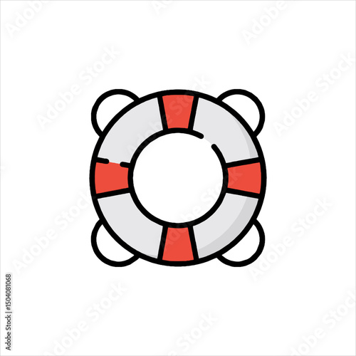 red life buoy