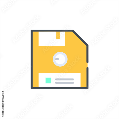 floppy disk icon vector illustration