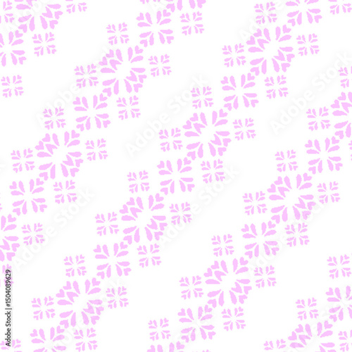 Embroidery Pattern Vector Illustration Herritage 