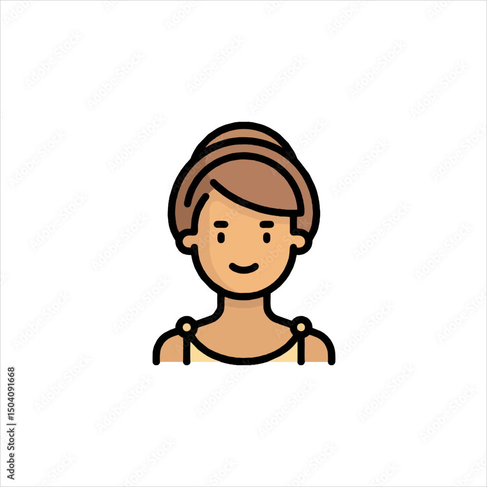 vector illustration of a girl vector illustration of a girl