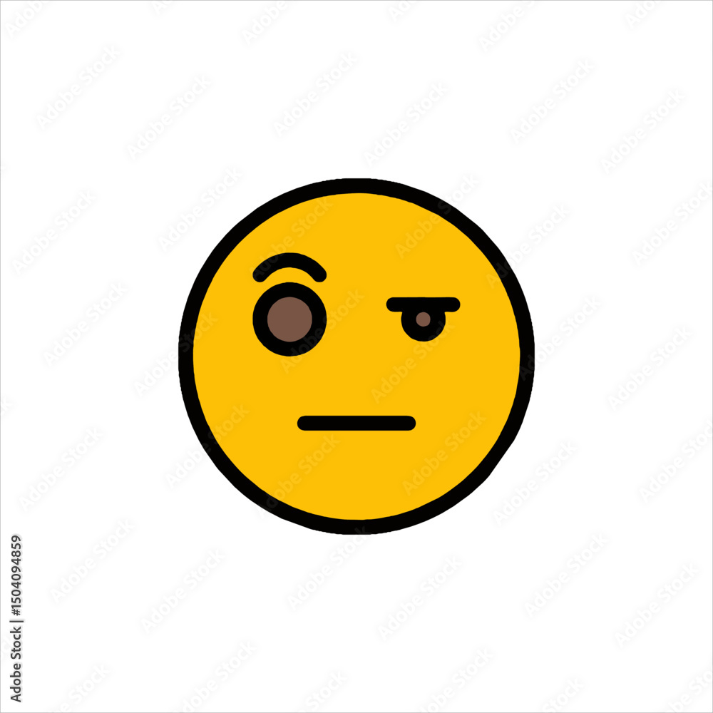 Fototapeta premium sad smiley face